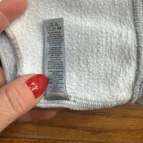 Skims Cotton Fleece Bralette crop top Grey Medium - Picture 5 of 5